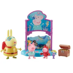 Podwodny Świat Świnki Peppy 3 Figurki + Akcesoria 3+