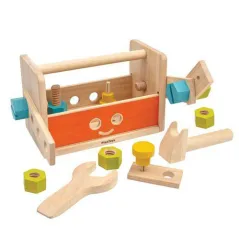DREWNIANA SKRZYNKA MAJSTERKOWICZA 3+ PLAN TOYS