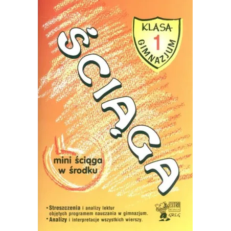 JĘZYK POLSKI. ŚCIĄGA 1 DLA GIMNAZJUM