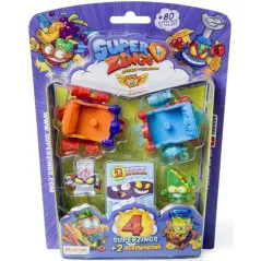 Super Zings 4 Figurki + 2 Pojazdy Seria 5