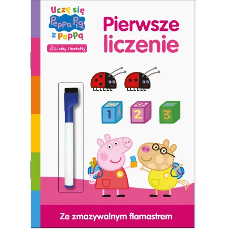 Pierwsze Liczenie. Świnka Peppa. Zadania Do Ścierania