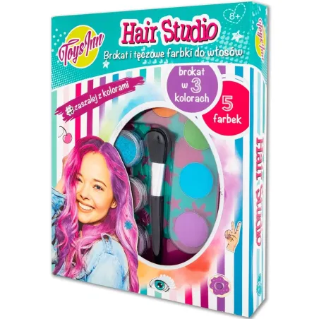 BROKAT I TĘCZOWE FARBKI DO WŁOSÓW HAIR STUDIO 8+