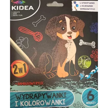 Piesek. Wydrapywanki I Kolorowanki 2W1 Piesek. Wydrapywanki I Kolorowanki 2W1