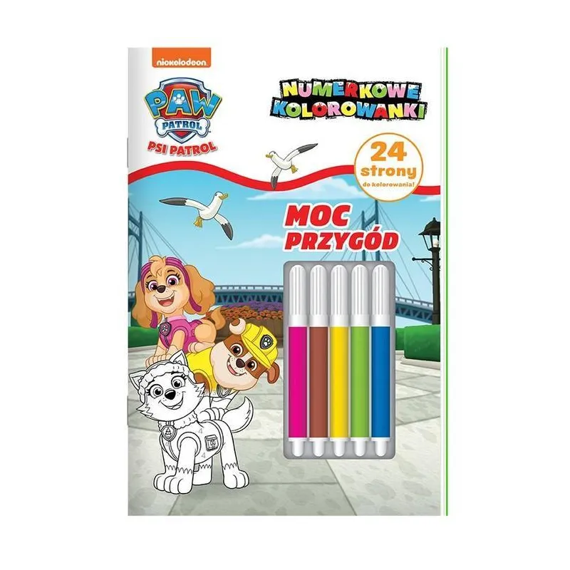 PSI PATROL. MOC PRZYGÓD. NUMERKOWE KOLOROWANIE PSI PATROL. MOC PRZYGÓD. NUMERKOWE KOLOROWANIE