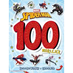 MARVEL SPIDER-MAN. 100 NAKLEJEK. ZADANIA, KOLOROWANKI