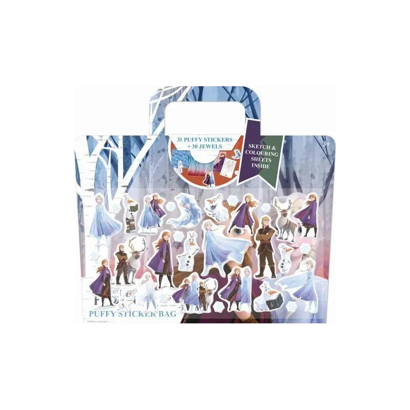 TOREBKA Z NAKLEJKAMI DISNEY KRAINA LODU 2