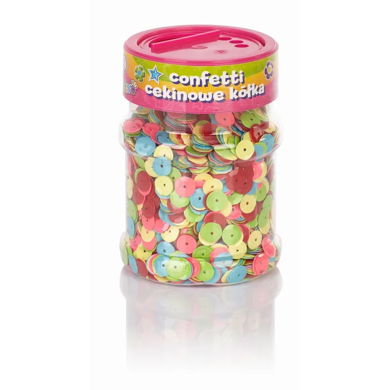 CONFETTI CEKINOWE KÓŁKA ASTRA 100G