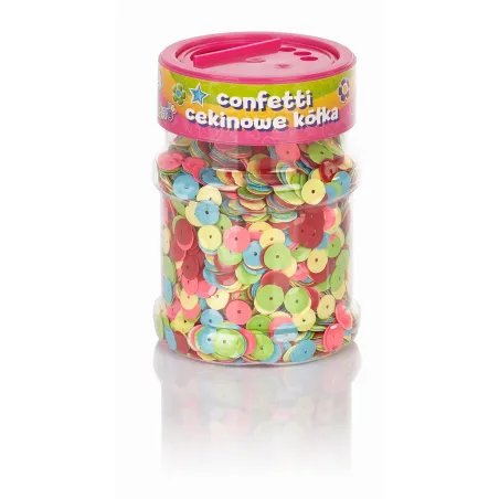 CONFETTI CEKINOWE KÓŁKA ASTRA 100G