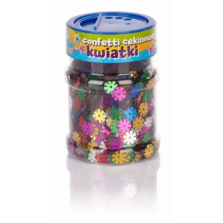 CONFETTI CEKINOWE KWIATKI 100G ASTRA