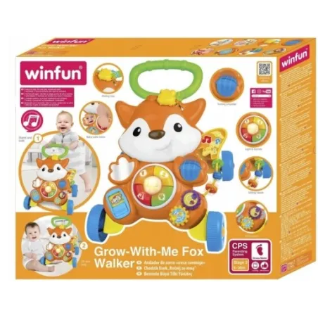 Interaktywny Pchacz Jeździk Lis 6M+ Winfun