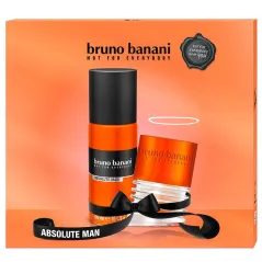 BRUNO BANANI ABSOLUTE MAN ZESTAW KOSMETYKÓW WODA TOALETOWA 30ML + DEZODORANT 150 ML