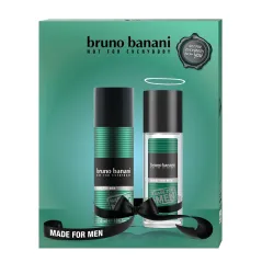 ZESTAW KOSMETYKÓW BRUNO BANANI MADE FOR MEN PERFUMOWANY DEZODORANT 75ML + DEZODORANT W SPAYU 150ML