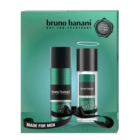 Zestaw Kosmetyków Bruno Banani Made For Men Perfumowany Dezodorant 75Ml + Dezodorant W Spayu 150Ml Zestaw Kosmetyków Bruno Banani Made For Men Perfumowany Dezodorant 75Ml + Dezodorant W Spayu 150Ml