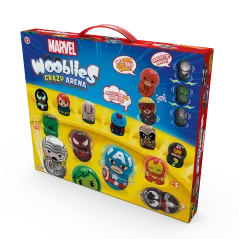 WOOBLIES MARVEL ARENA + 2 WYRZUTNIE + 4 FIGURKI 5+ TM TOYS