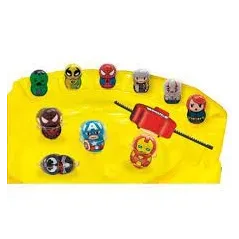 Wooblies Marvel Arena + 2 Wyrzutnie + 4 Figurki 5+ Tm Toys