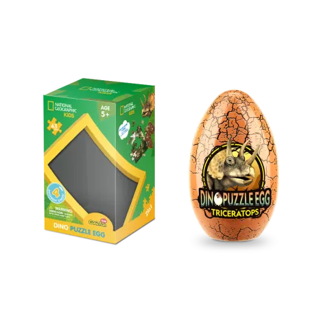 Triceratops Puzzle 63 Elementy 5+ National Geographic 5+ Triceratops Puzzle 63 Elementy 5+ National Geographic 5+