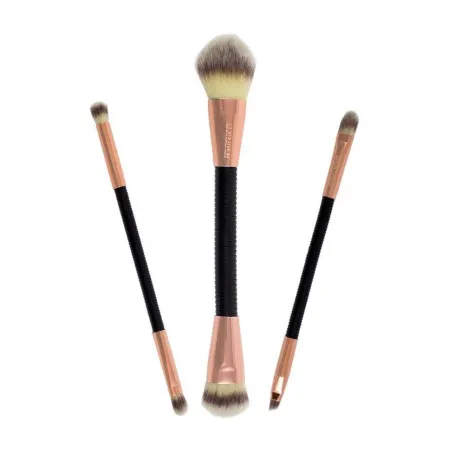 ZESTAW PĘDZLI DO MAKIJAŻU 3 SZT MAKEUP REVOLUTION BRUSH FLEX & GO