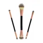 Zestaw Pędzli Do Makijażu 3 Szt Makeup Revolution Brush Flex & Go Zestaw Pędzli Do Makijażu 3 Szt Makeup Revolution Brush Flex & Go