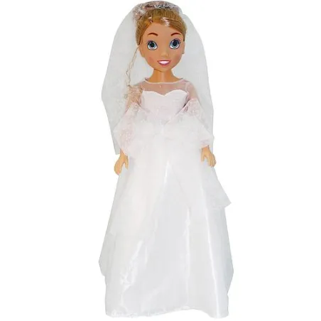 LALKA W SUKNI ŚLUBNEJ 80 CM SMILY PLAY 3+