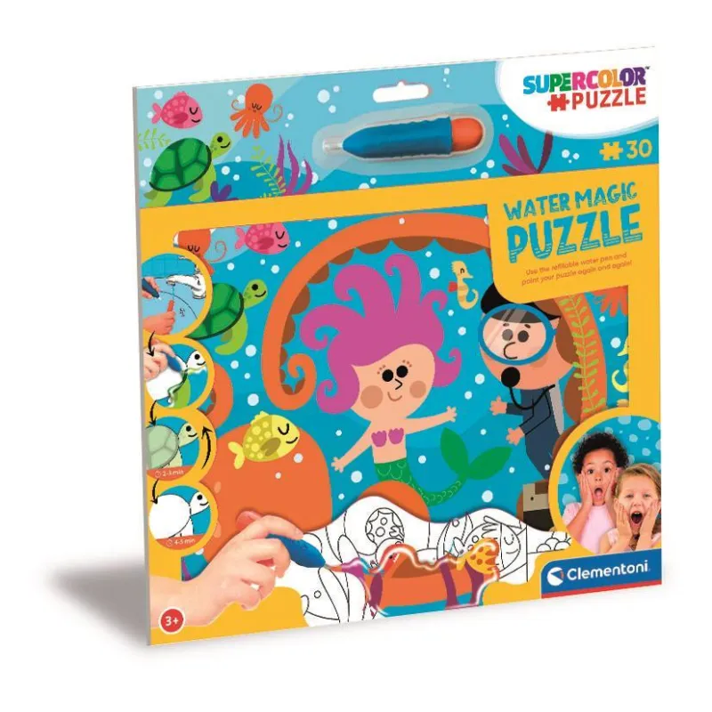 PODMORSKIE PRZYGODY PUZZLE WODNE 30 ELEMENTÓW  3+