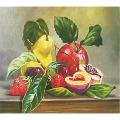Malowanie Po Numerkach Owoce 40X50 Cm