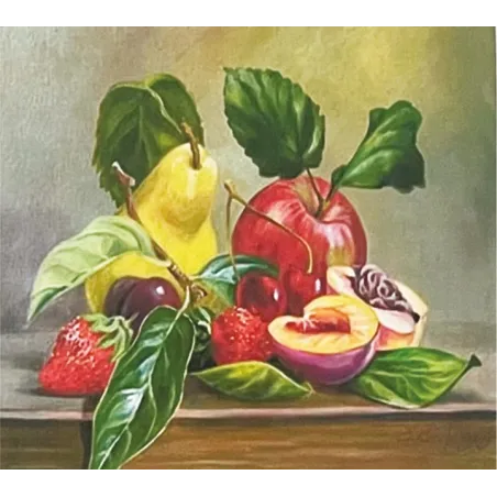 Malowanie Po Numerkach Owoce 40X50 Cm