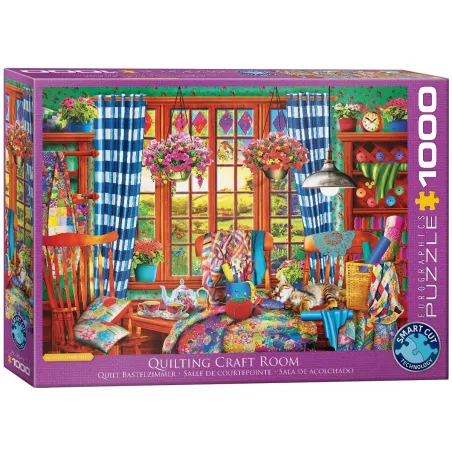 POKÓJ PEŁEN KOLORÓW PUZZLE 1000 ELEMENTÓW EUROGRAPHIC 10+