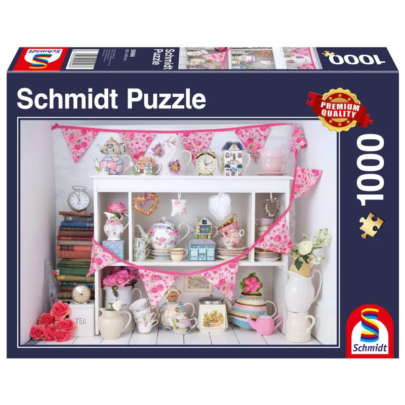 CZAS NA HERBATĘ PUZZLE 1000 ELEMENTÓW SCHMIDT 10+