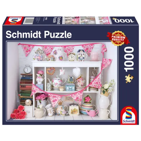 CZAS NA HERBATĘ PUZZLE 1000 ELEMENTÓW SCHMIDT 10+