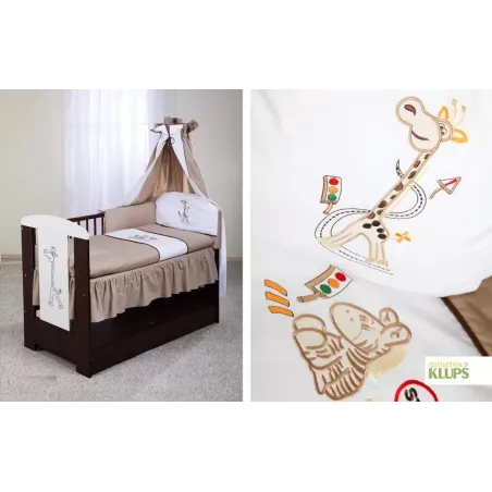 Komplet Pościeli 3-Elementowy 100X135 Cm Żyrafka Klupś Komplet Pościeli 3-Elementowy 100X135 Cm Żyrafka Klupś