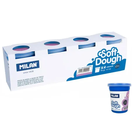 Ciastolina Basic 4 Sztuki Fioletowa Milan 3+ Ciastolina Basic 4 Sztuki Fioletowa Milan 3+