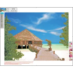 MOZAIKA DIAMENTOWA 5D MALEDIWY PANTA PLAST 14+