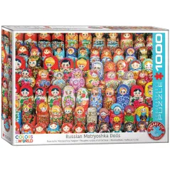 ROSYJSKIE LALKI PUZZLE 1000 ELEMENTÓW EUROGRAPHICS 10+