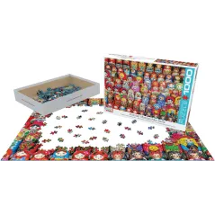 Rosyjskie Lalki Puzzle 1000 Elementów Eurographics 10+