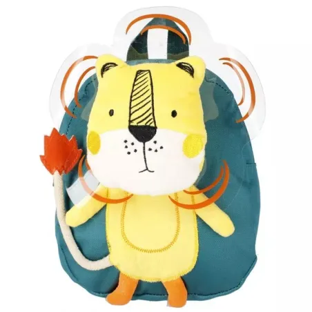 PLECAK 3D PLUSZOWY TIGER
