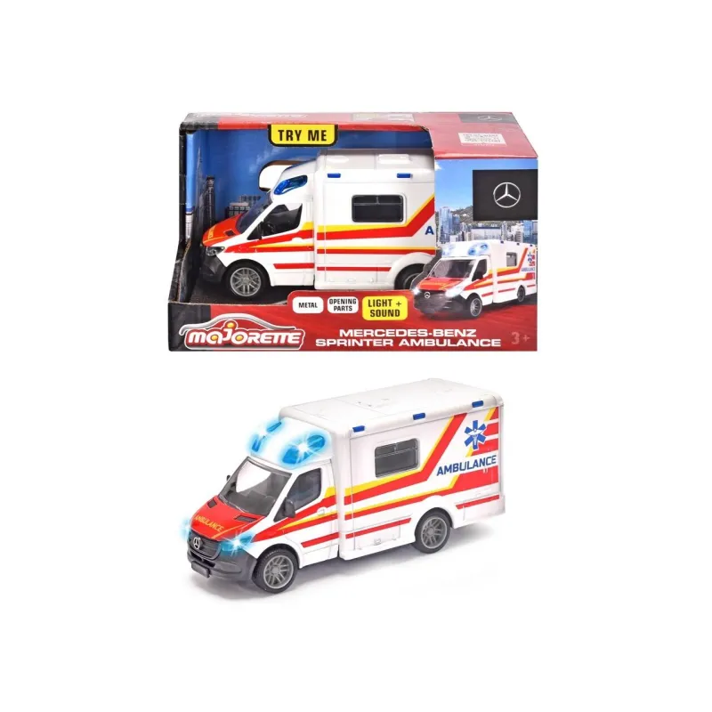 AMBULANS MERCEDES-BENZ MAJORETTE 3+