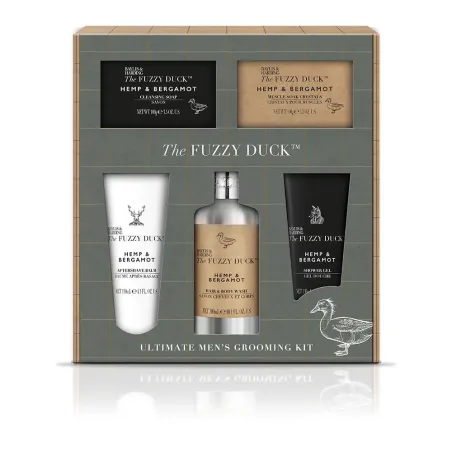 THE FUZZY DUCK MEN'S HEMP & BERGAMOT ZESTAW KOSMETYKÓW DO PIELĘGNACJI 5 SZT BAYLIS & HARDING