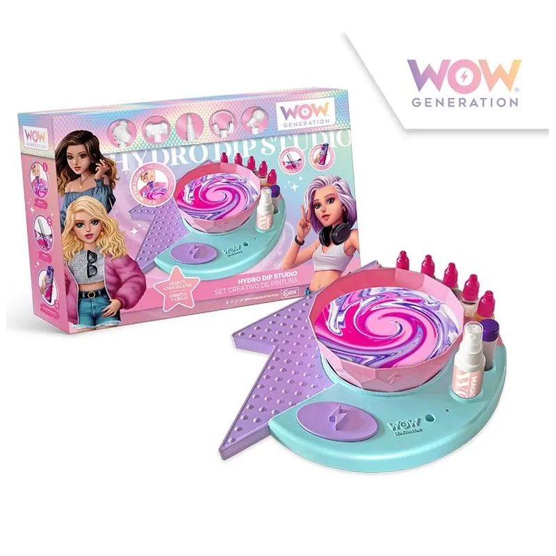 HYDRO DIP STUDIO Z AKCESORIAMI WOW GENERATION ZESTAW KREATYWNY 8+