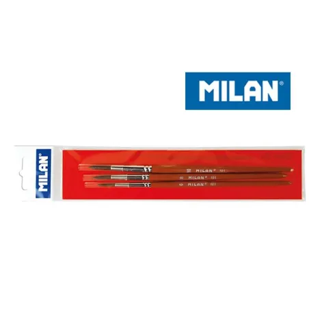 ZESTAW PĘDZLI SERIA 101 NR 6, 8,10 MILAN