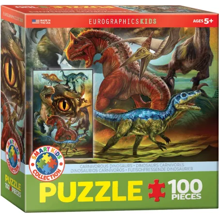 Dinozaury Puzzle 100 Elementów Eurographicskids 5+ Dinozaury Puzzle 100 Elementów Eurographicskids 5+