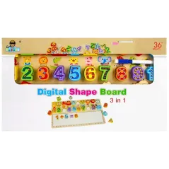 TABLICA MAGNETYCZNA EDUKACYJNA DREWNIANA MEGA CREATIVE 3+