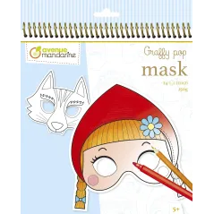 BLOK Z MASKAMI GRAFFY POP 24 ARKUSZE 5+