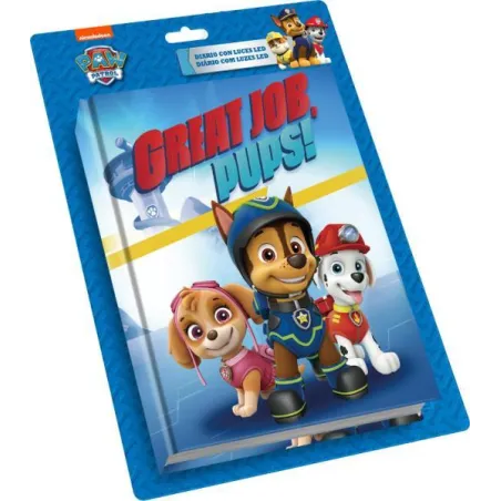 PAMIĘTNIK ZE ŚWIATEŁKAMI LED PSI PATROL KIDS EUROSWAN 3+