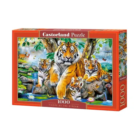 TYGRYSY PRZY POTOKU PUZZLE 1000 ELEMENTÓW CASTORLAND 10+