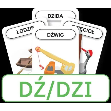Karty Logopedyczne Piotruś Część 12 Głoska Dź