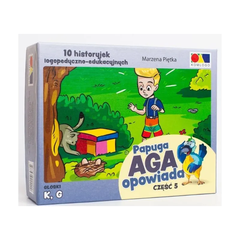 PAPUGA AGA OPOWIADA. 10 HISTORYJEK LOGOPEDYCZNO-EDUKACYJNYCH
