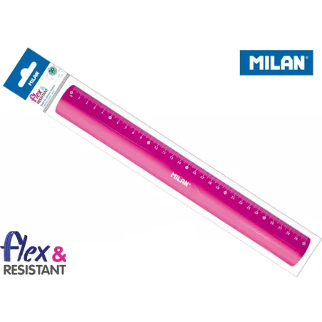 LINIJKA 30 CM RÓŻOWA MILAN