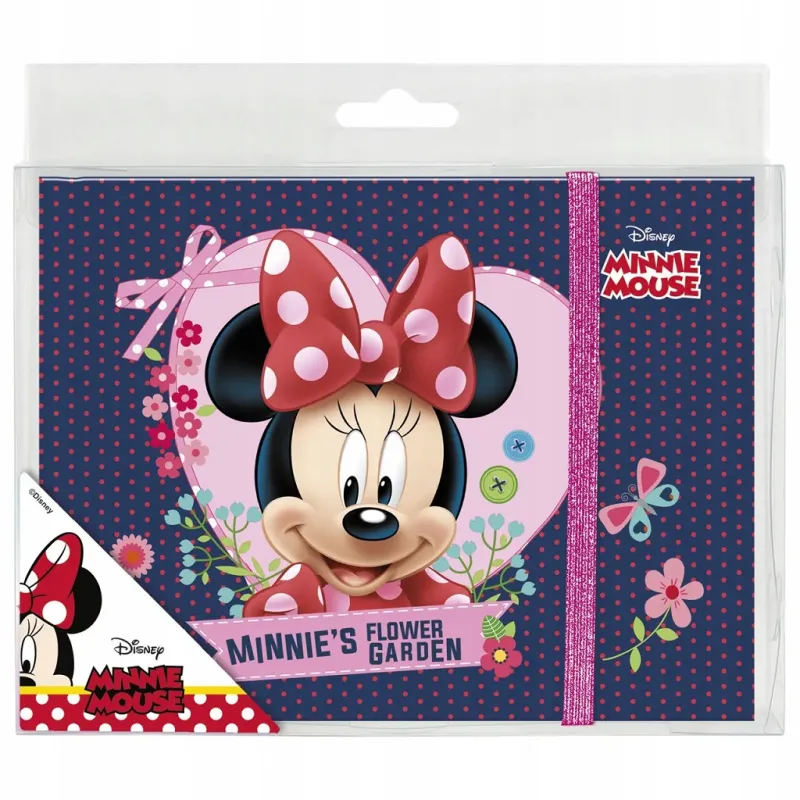 PAMIĘTNIK Z GUMKĄ DISNEY MINNIE