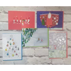 KARNET BOŻONARODZENIOWY + KOPERTA - Ilustris