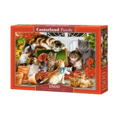 CZAS NA ZABAWĘ KOCIĄT PUZZLE 1500 ELEMENTÓW CASTORLAND 12+